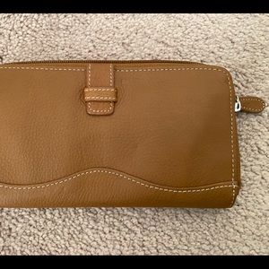 Tignanello Brown Leather Wallet, NEW
